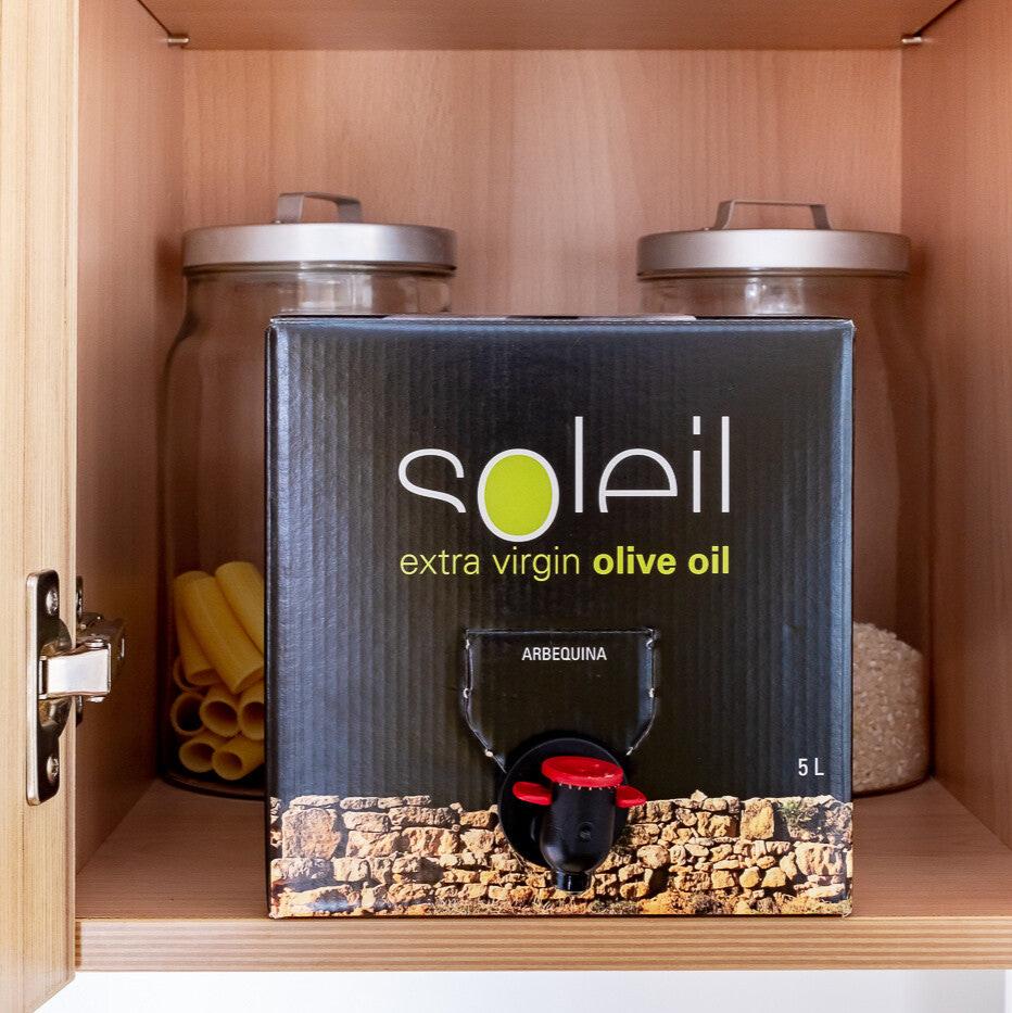 Gourmet Extra Virgin Olive Oil. Bag in Box 5 liters.