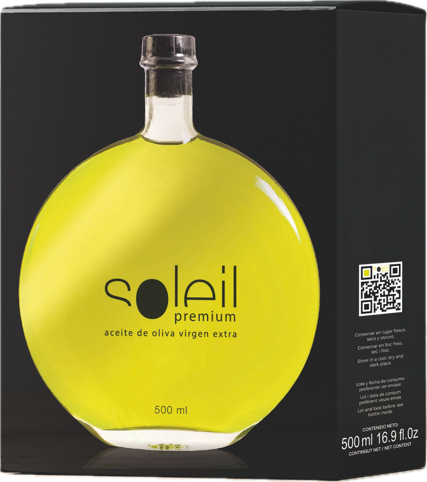 Aceite de Oliva Virgen Extra Soleil PREMIUM 500 ml.